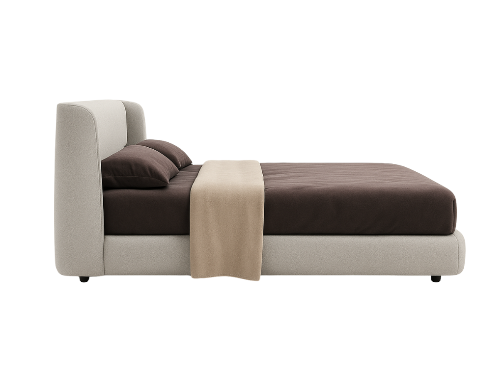 LuxeSleep Modern Upholstered Bed