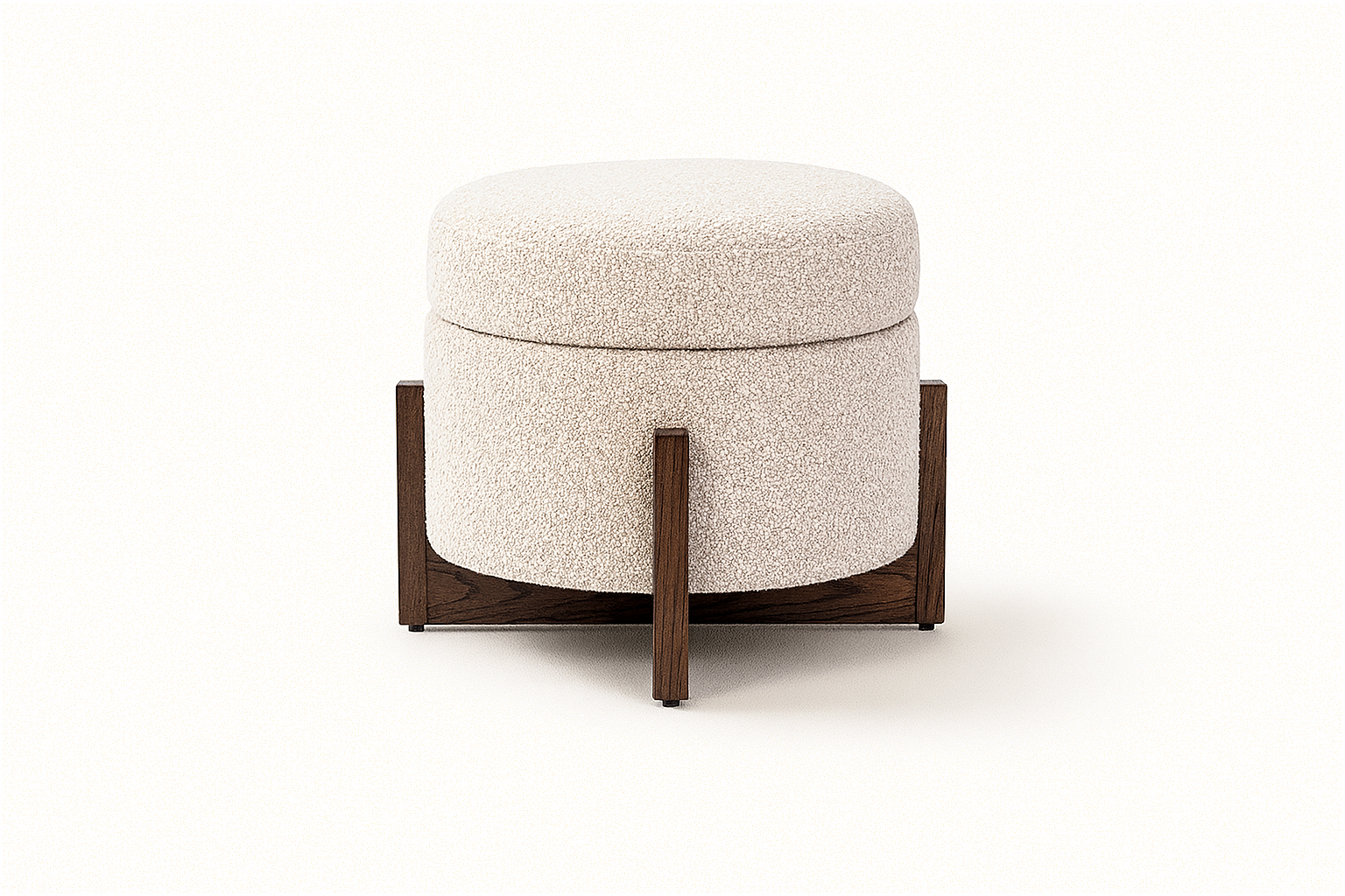 Cross Base Pouffe