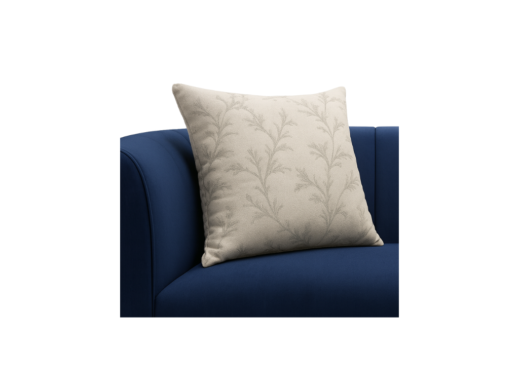 Coloniax Modern Navy Velvet Sofa