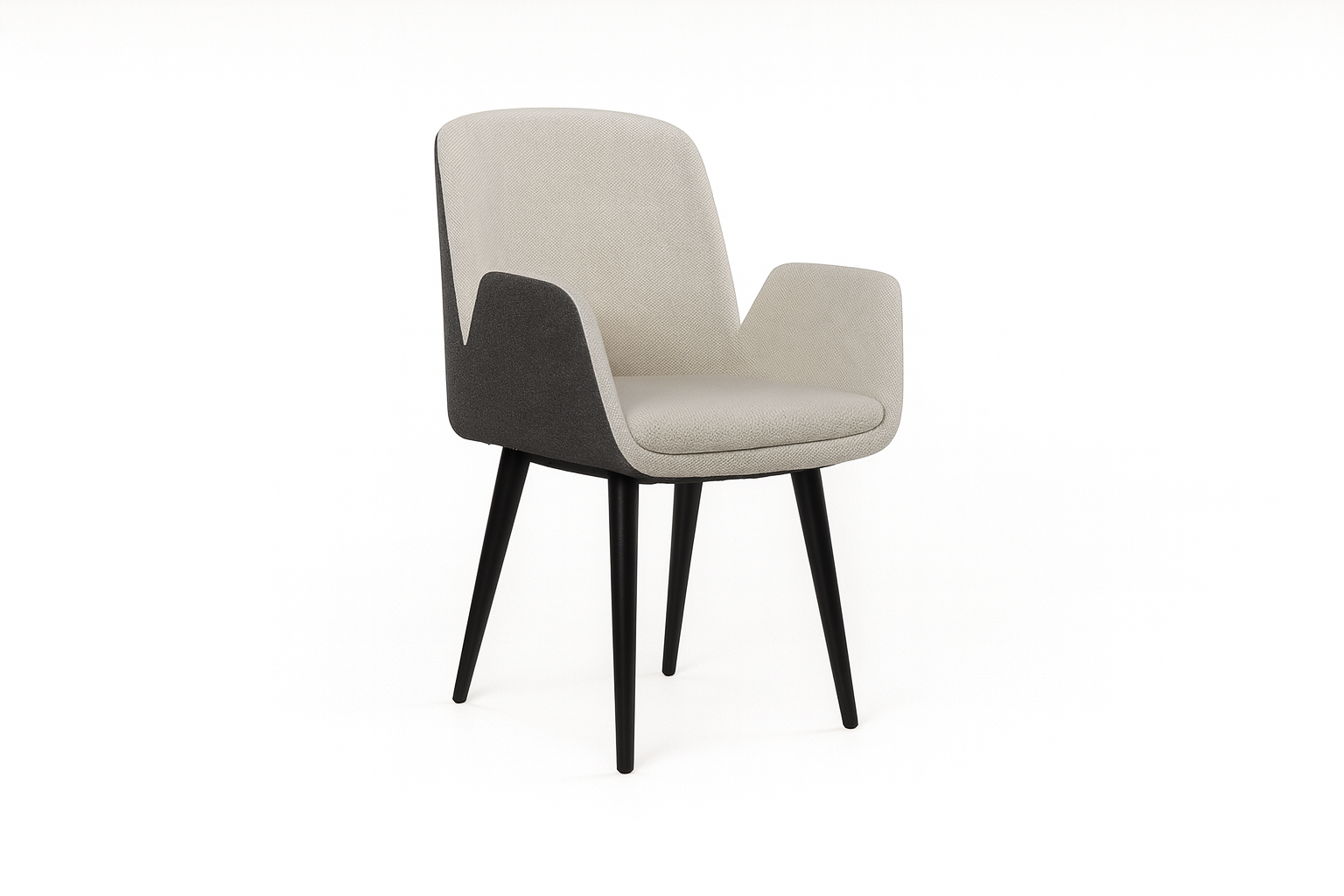 Grey Accent Lounge Chair