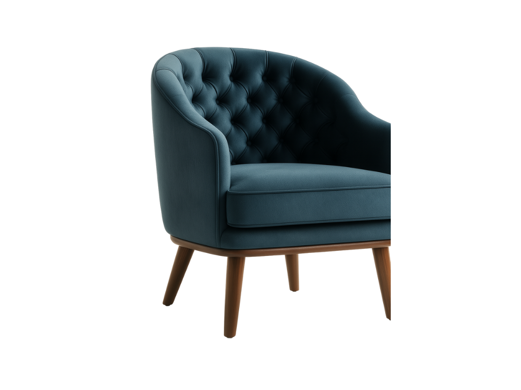 Luxe Velvet Barrel Chair
