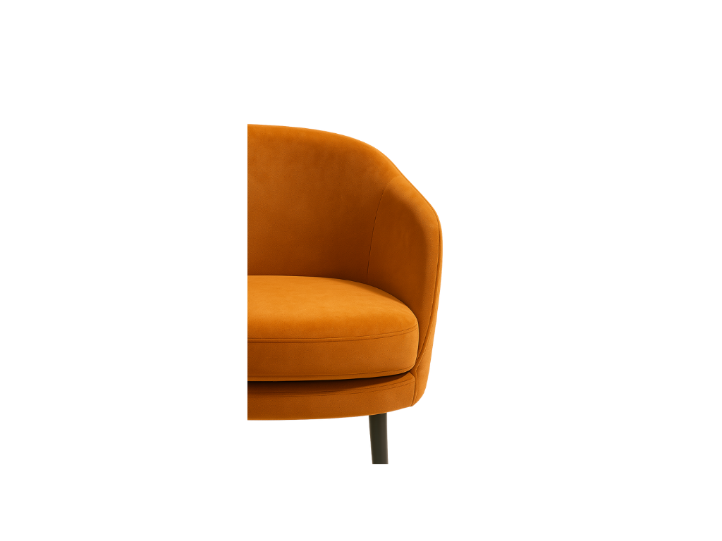 Amber Curve Swivel Chair