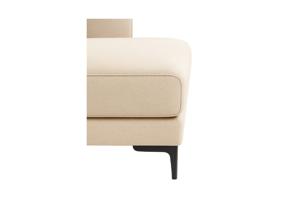 Crystal Beige L-Shaped Sofa