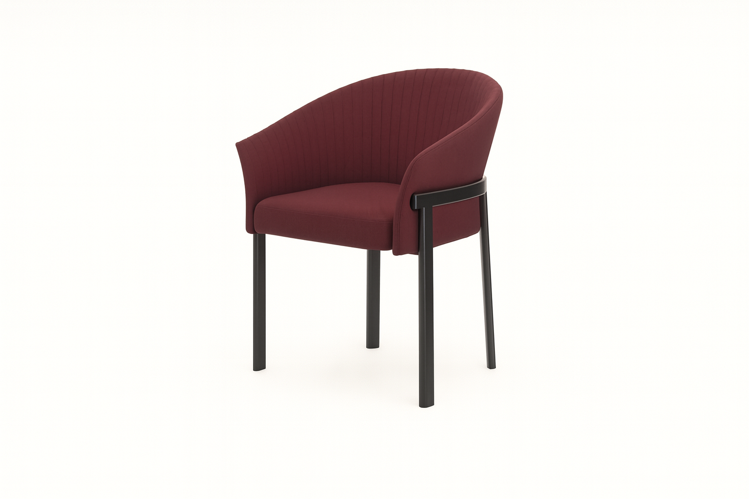 Maroon Accent Lounge Chair