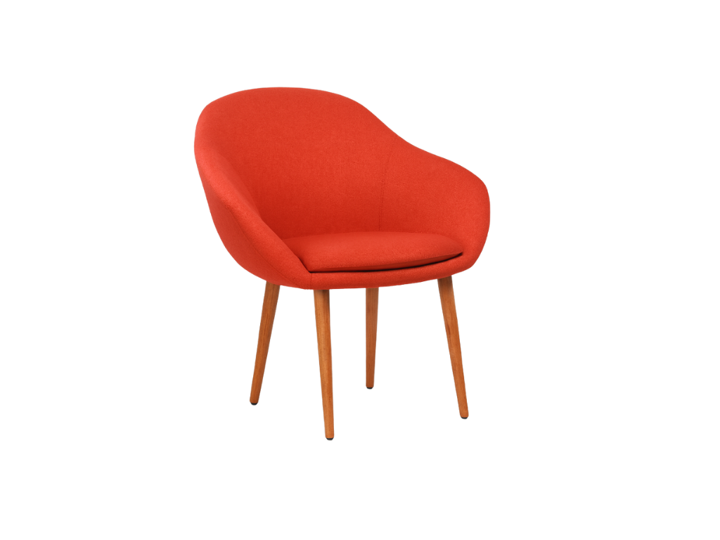Red Accent Armchair