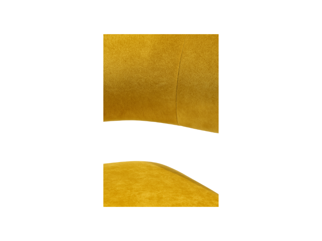 Mustard Arc Modern Chair