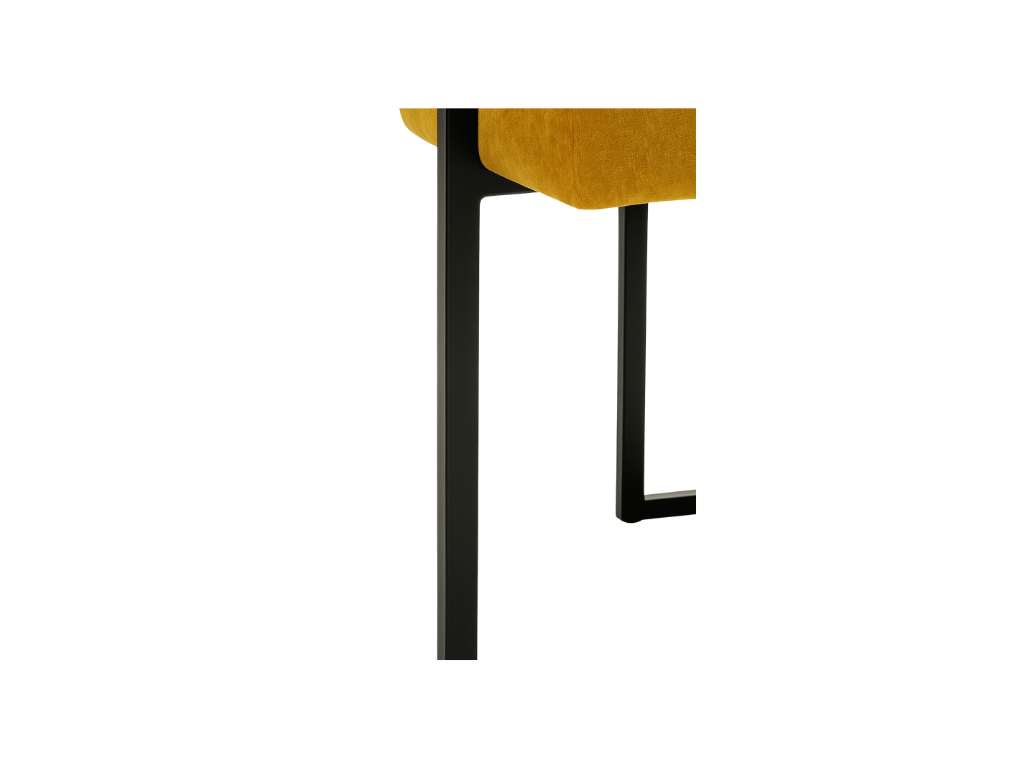 Mustard Arc Modern Chair
