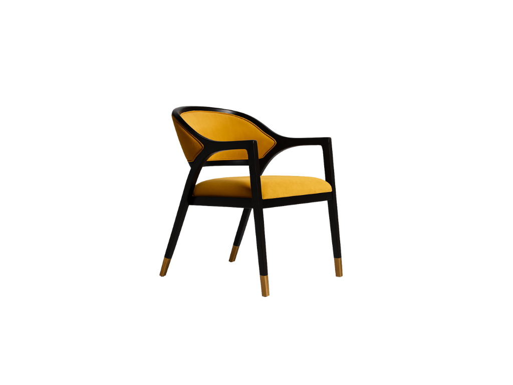 Saffron Noir Dining Chair