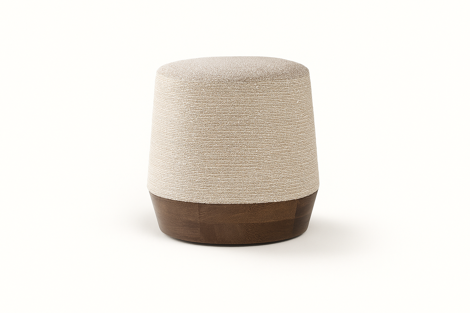Textured Barrel Pouffe