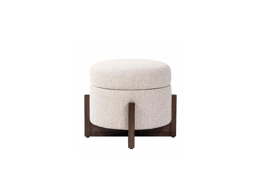 Cross Base Pouffe