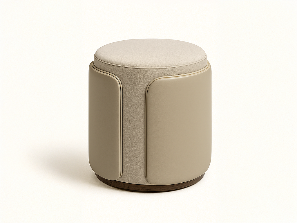 Panel Accent Pouffe