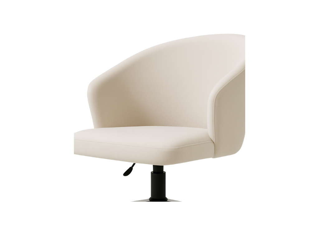 Ivory Contour Swivel Chair