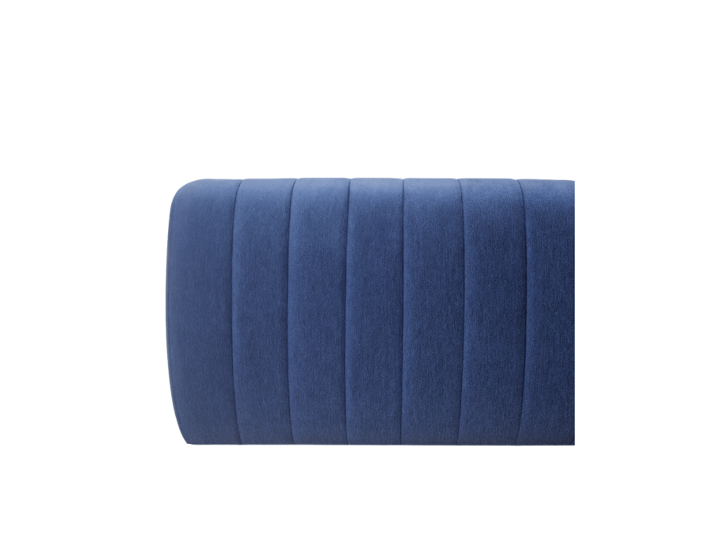 Coloniax Modern Navy Velvet Sofa