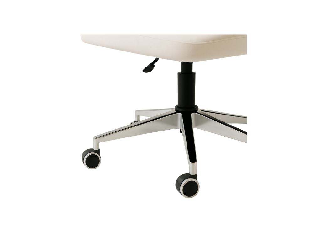 Ivory Contour Swivel Chair