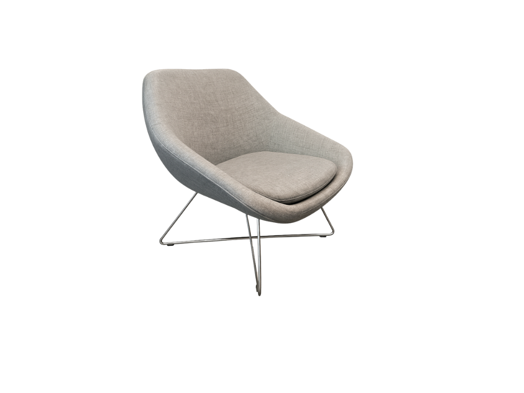 Grey Modern Lounge Chair