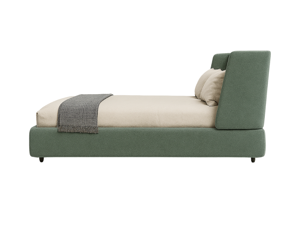 Verto Upholstered Wingback Bed