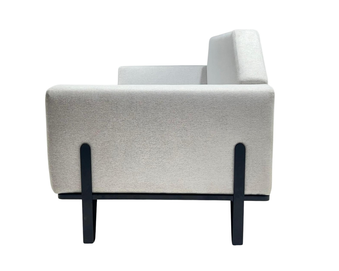 Axon 3-Seater Metal Frame Sofa