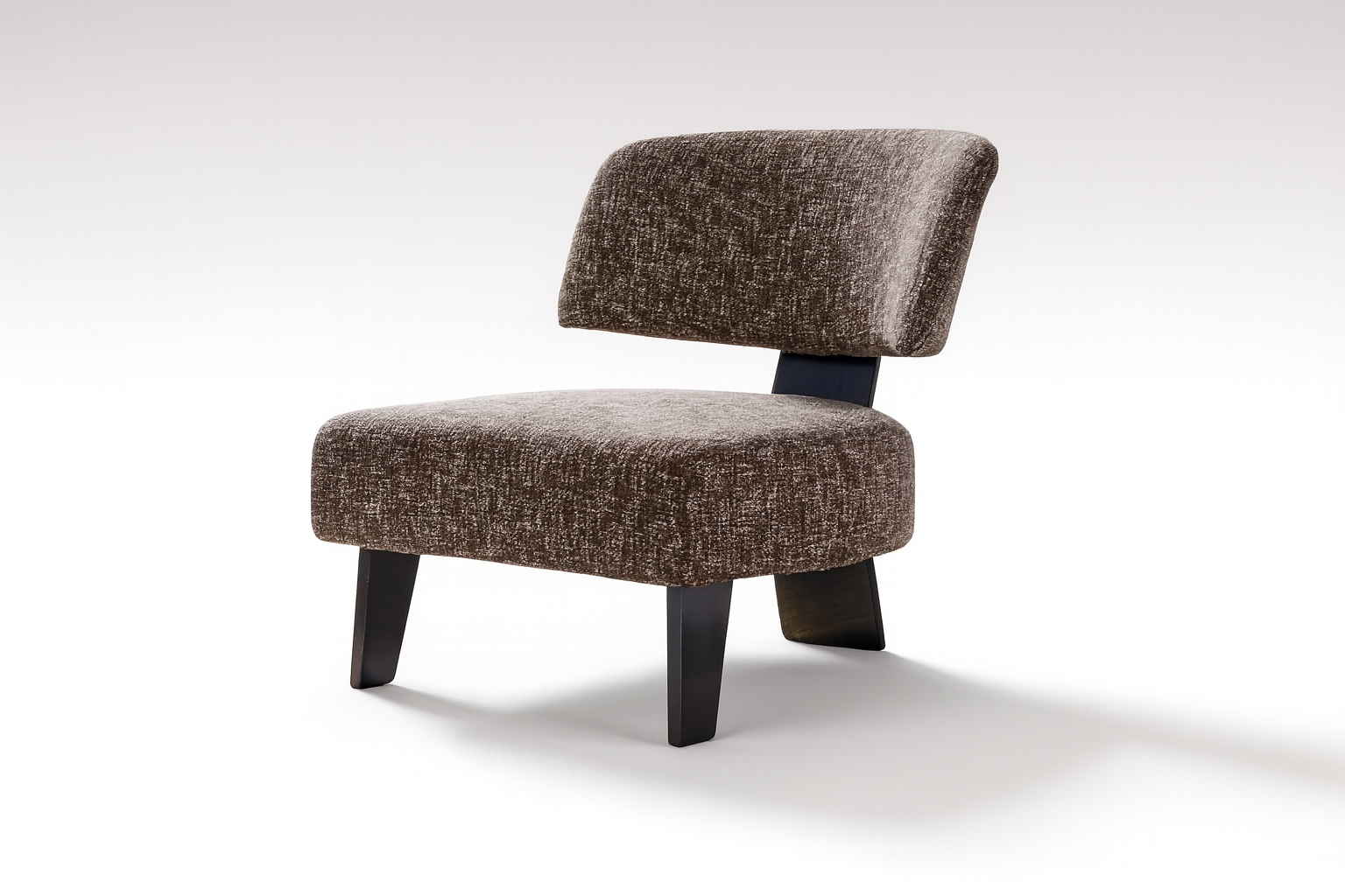Modern Brown Accent Chair