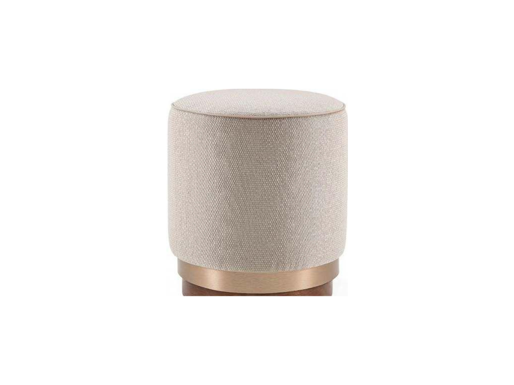 Beige Halo Pouffe