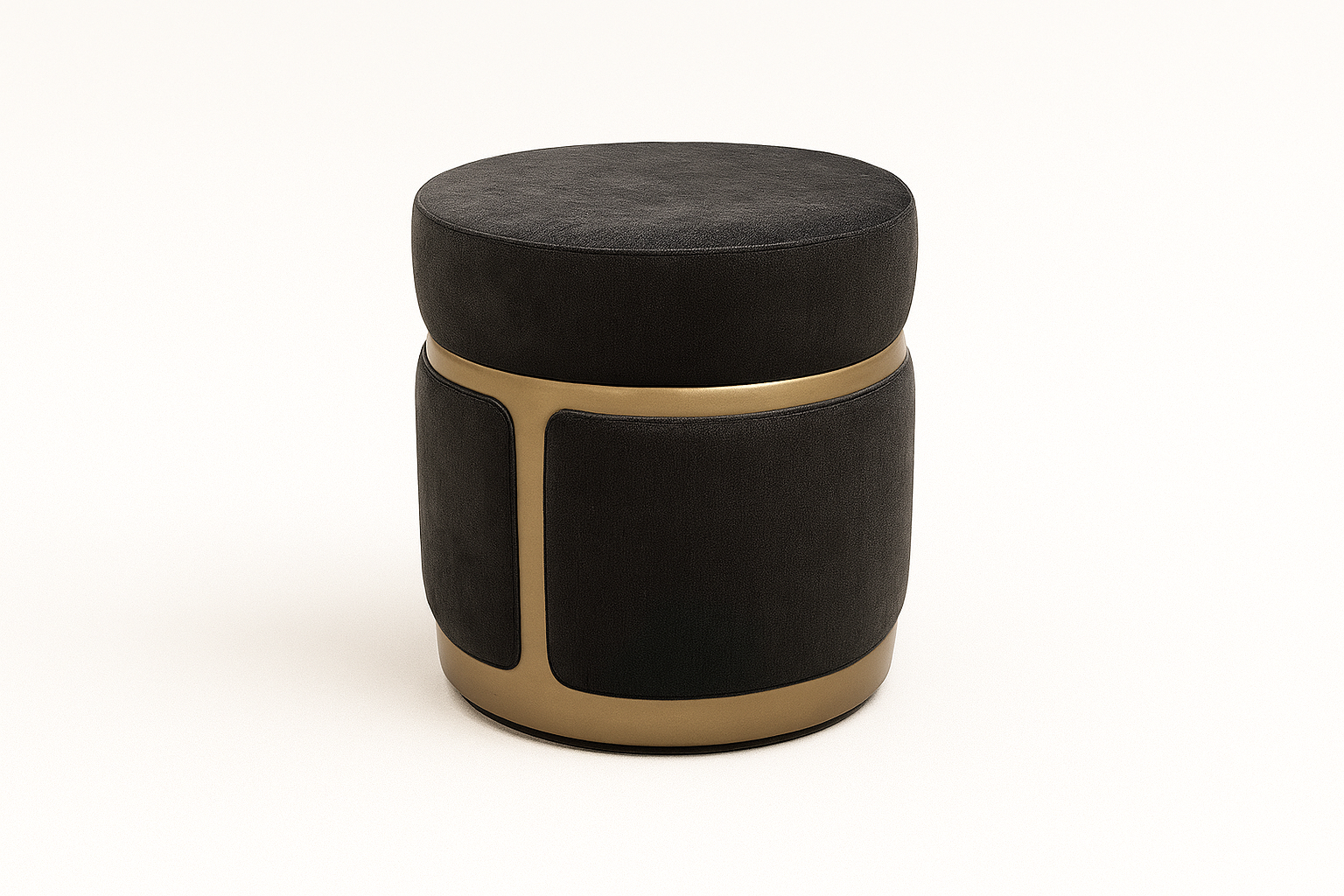 Modern Drum Pouffe