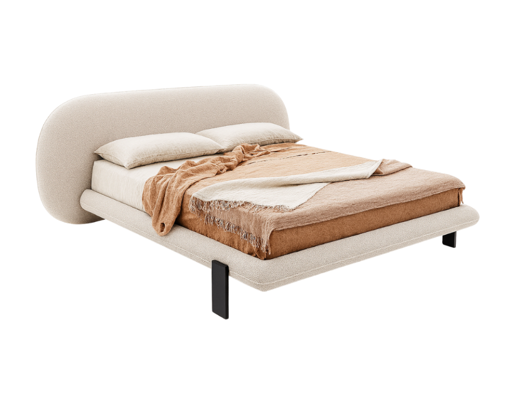 Luna Minimalist Upholstered Bed