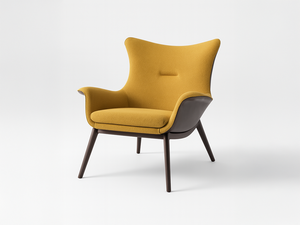Modern Mustard Lounge Chair