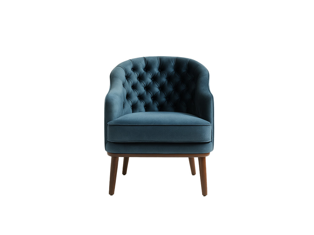 Luxe Velvet Barrel Chair