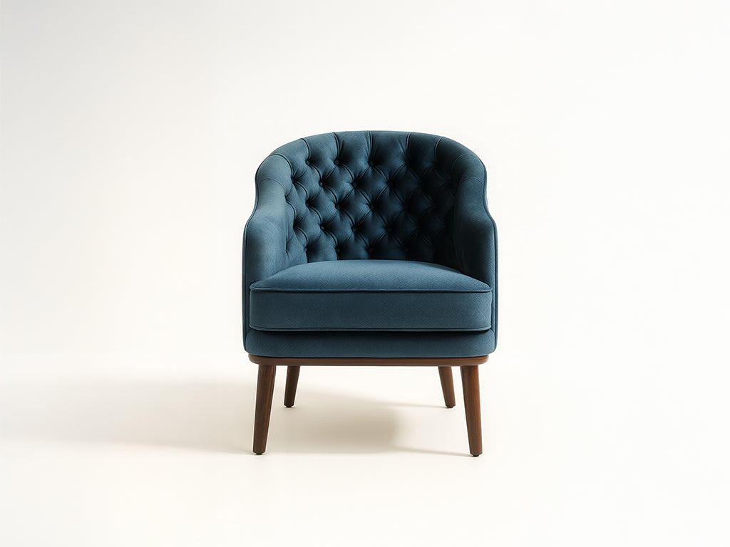 Luxe Velvet Barrel Chair